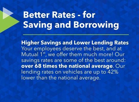 infographic about savings and loan rates