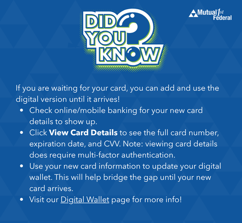 did you know - adding digital cards